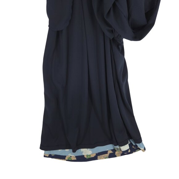 eshakti Wide Leg Jumpsuit Floral Plunge Neckline Kimono style ESTIMATED SIZE M - Picture 16 of 16